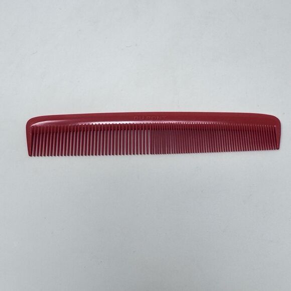 Vintage Du Pont Wide Tooth Hair Comb 7” Pink 1980s - Picture 3 of 4